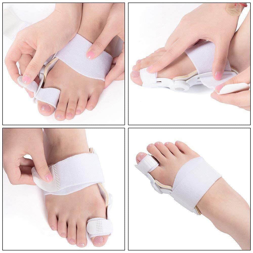 Toe Straightener Bunion Corrector Splint for Pain Relief & Foot Support