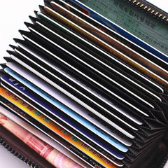 Mini Credit Card Wallet with Zipper for Women, Compact & Stylish