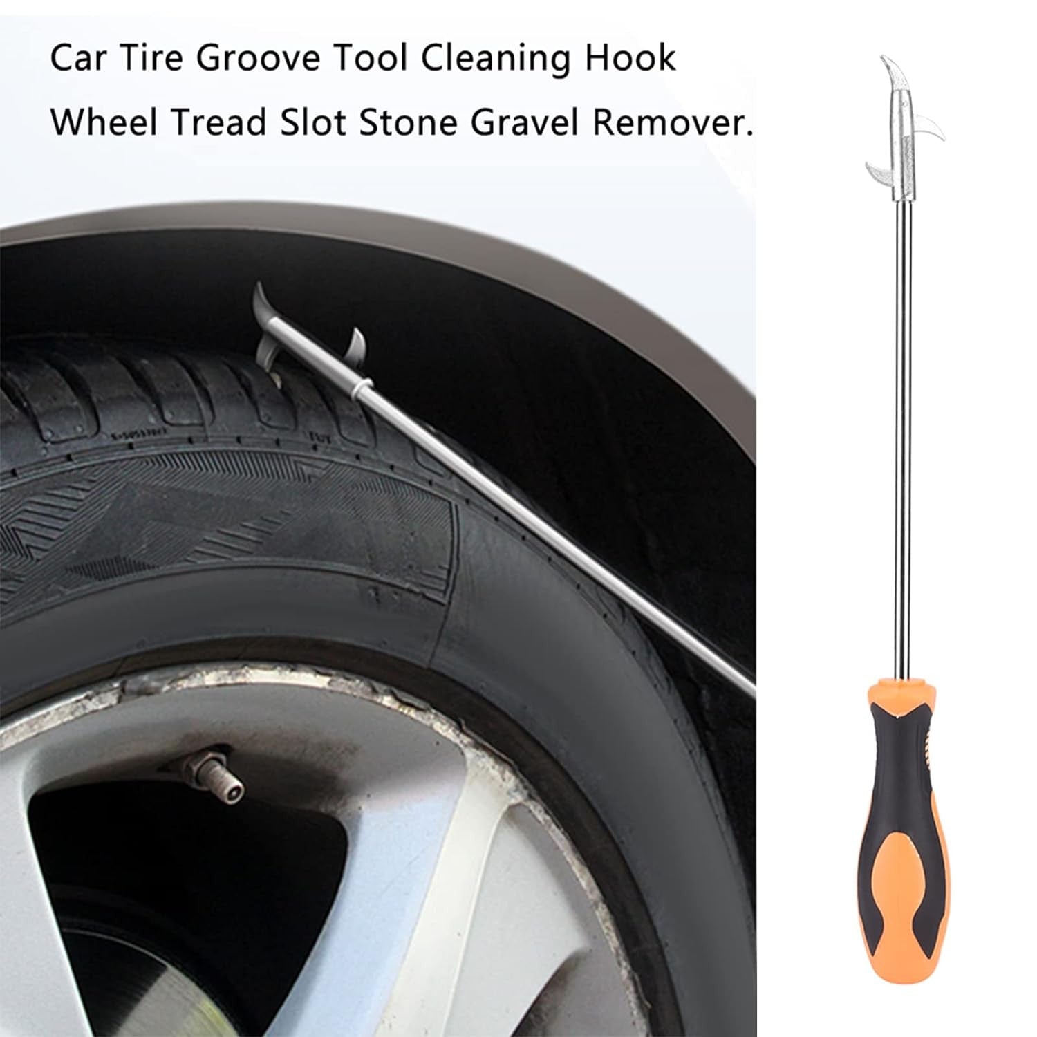 Car Tire Stone & Gravel Remover Hooks for Easy Cleaning