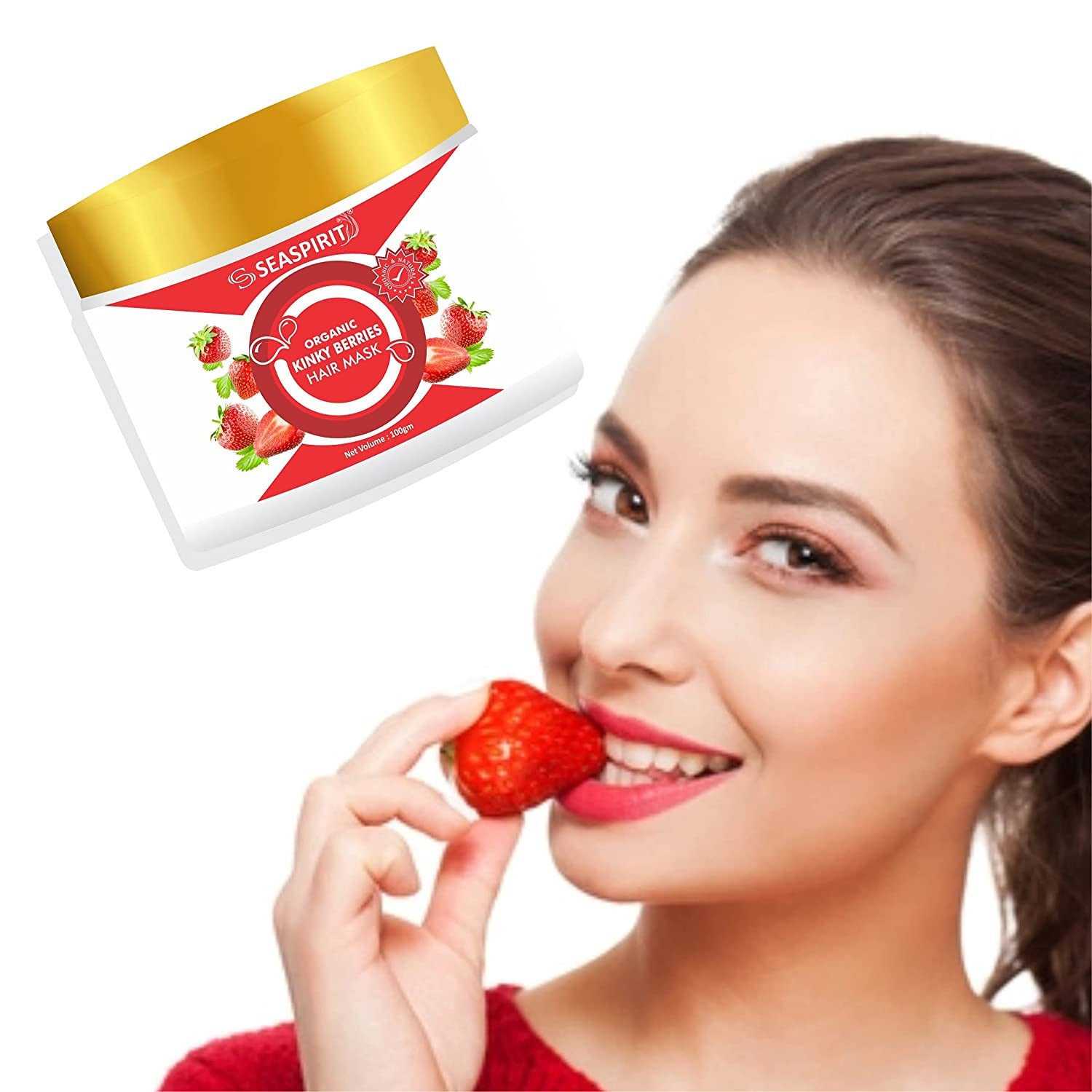 Kinky Berries Organic Hair Mask for Moisture & Strength