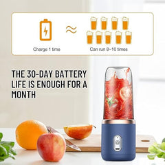 Portable Mini Electric Juicer & Blender with Shaker Bottle