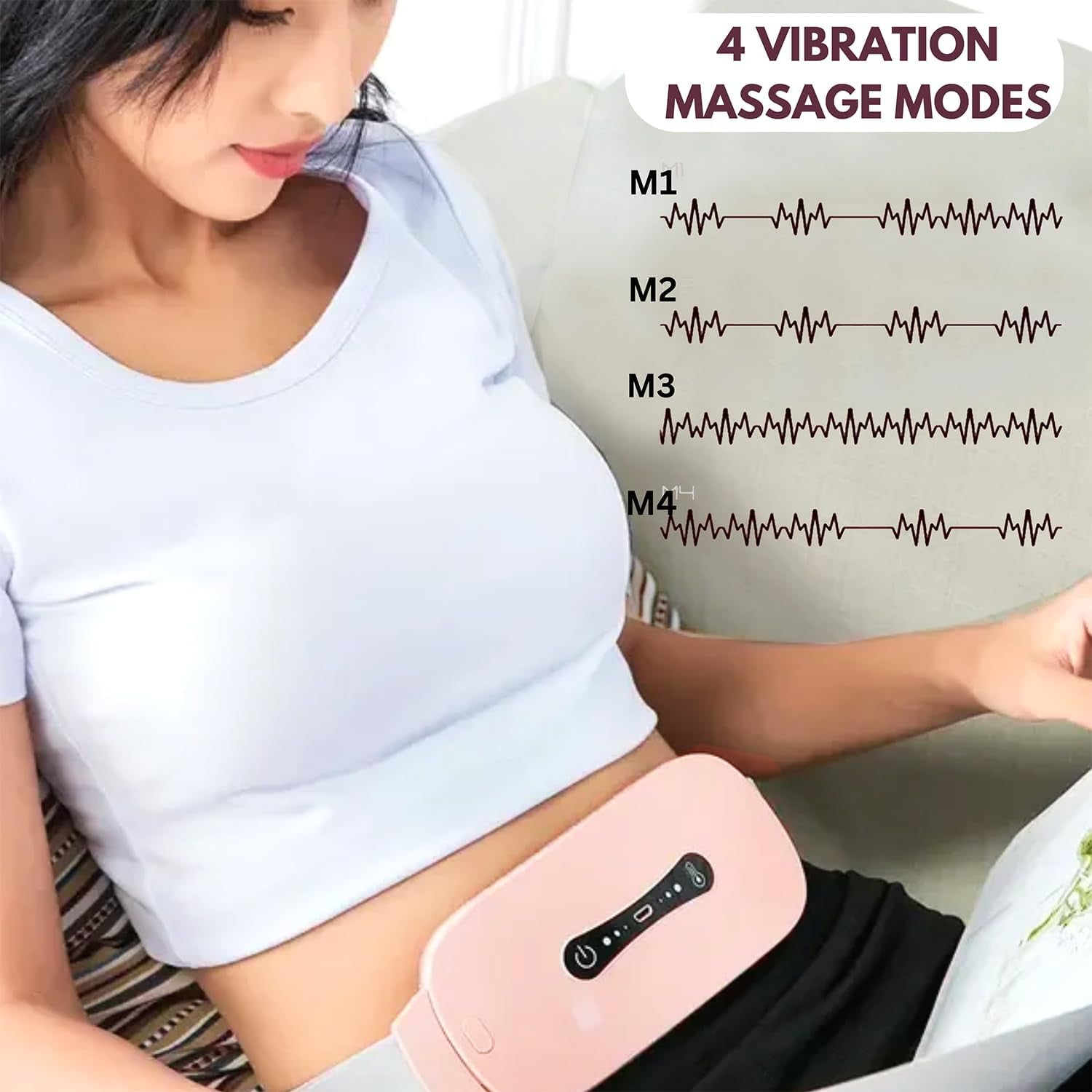 Cordless Electric Heating Belt for Pain Relief & Muscle Relaxation