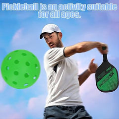 Premium Pickleball Racket Set with 2 Paddles and 4 Balls