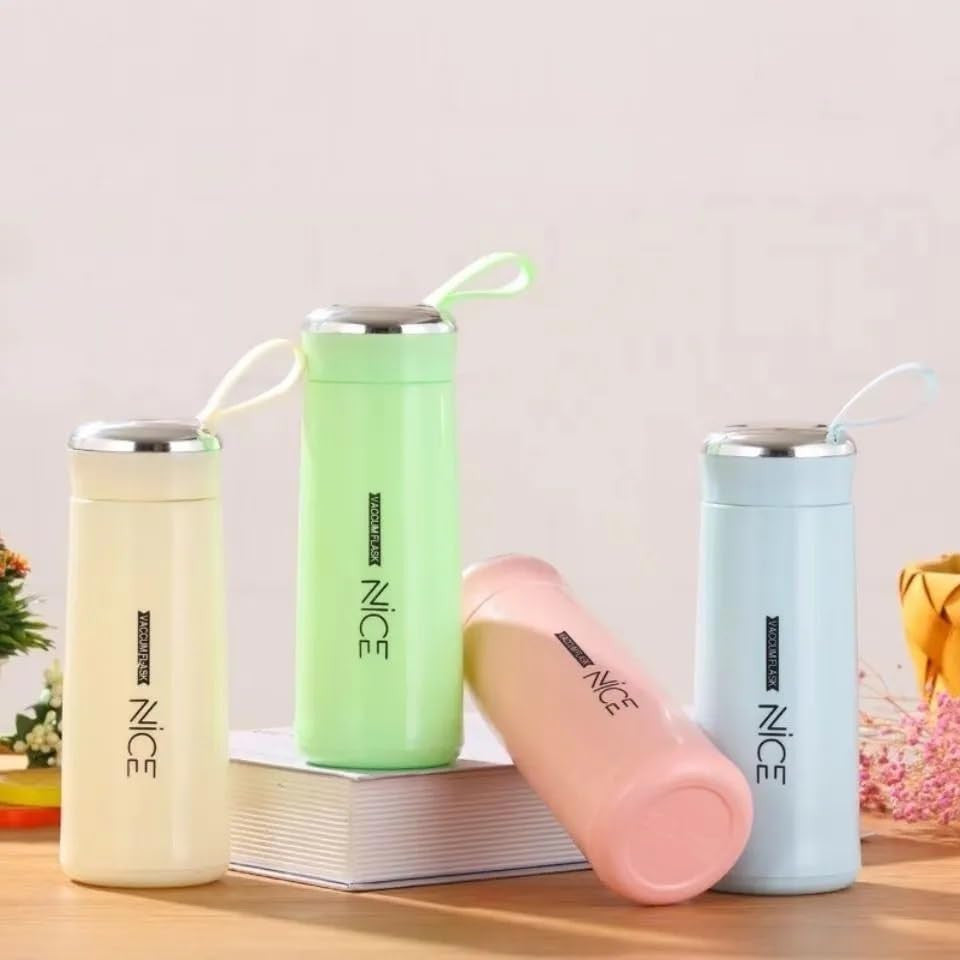 Stainless Steel Vacuum Insulated Glass Water Bottle 350ml