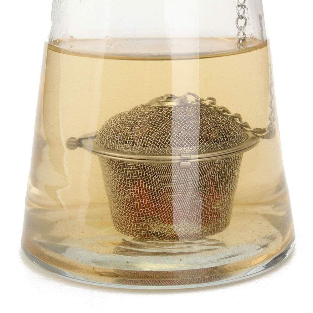 Big Stainless Steel Tea Infuser Strainer for Loose Leaf & Herbs