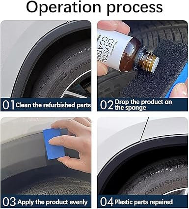 Crystal Coating Cleaner & Polish for Plastic Parts