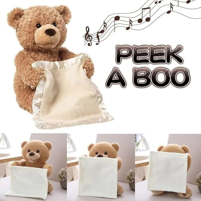 Peek-A-Boo Teddy Bear Toy for Kids