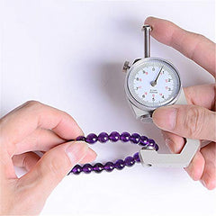 Portable Steel Dial Thickness Gauge for Pipes, Sheets, Jewelry, 0-20mm