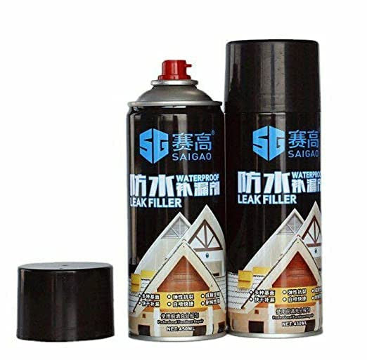 Waterproof Leak Filler Spray for Roofs, Metal, Plastic & More