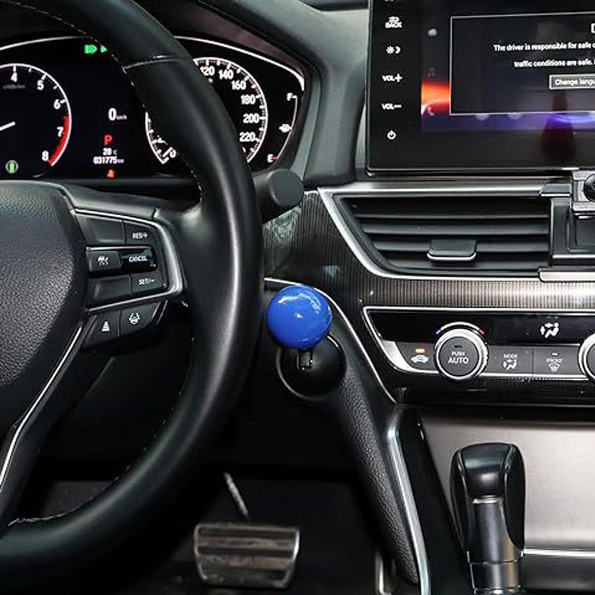 Premium Ball-Shaped Car Push to Start Button Cover for Universal Fit