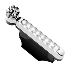 2Pcs Car Wind-Powered LED Daytime Running Lights – Universal Fog Lights (Blue/Red)