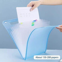 13-Layer A4 Paper File Folder for Organized Document Storage