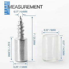 20 Pcs Shelf Support Pins with Non-Slip Sleeve for Secure Shelving