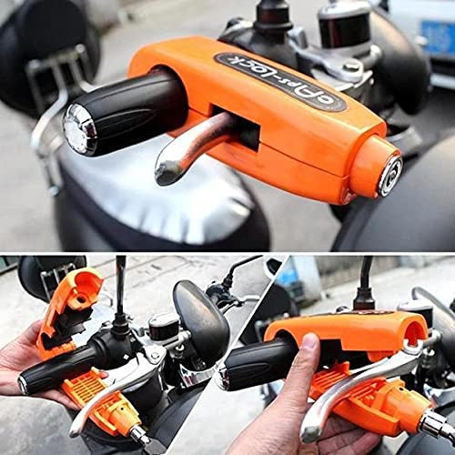 Heavy Duty Bike Brake Lock with Handlebar Locking System for All Bikes & Scooters