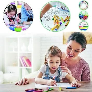 145-Piece Big Color Suitcase Art Set for Creative Kids