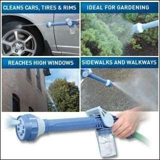 EZ Jet 8-in-1 Turbo Water Spray Gun for Car, Garden, Home & Pet Cleaning