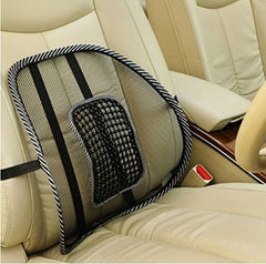 Ergonomic Mesh Lumbar Support Cushion for Car & Office Chairs
