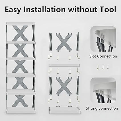 8-Layer Adjustable Shoe Rack Stand for Organized Storage