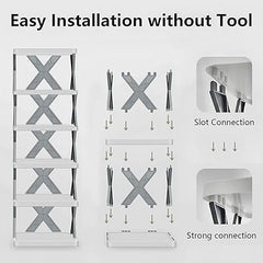 8-Layer Adjustable Shoe Rack Stand for Organized Storage