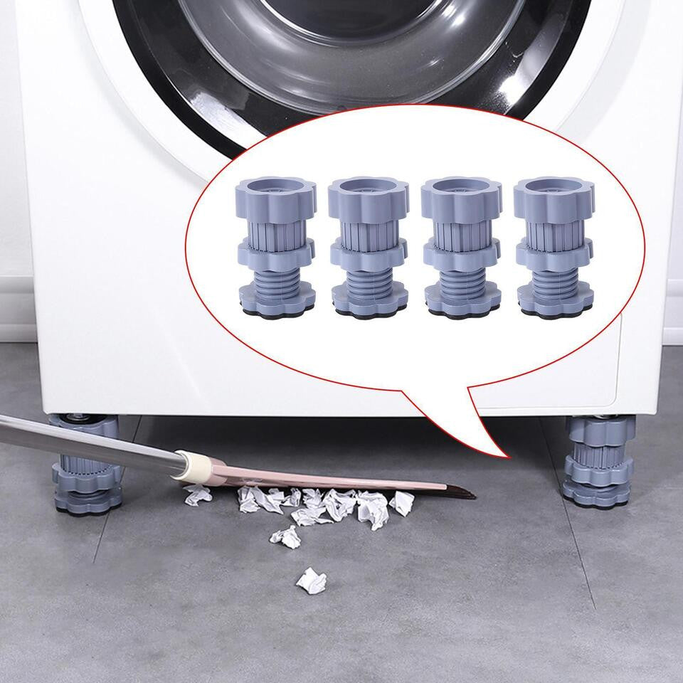 Adjustable Anti Vibration Washing Machine Pads - Heavy Duty Support