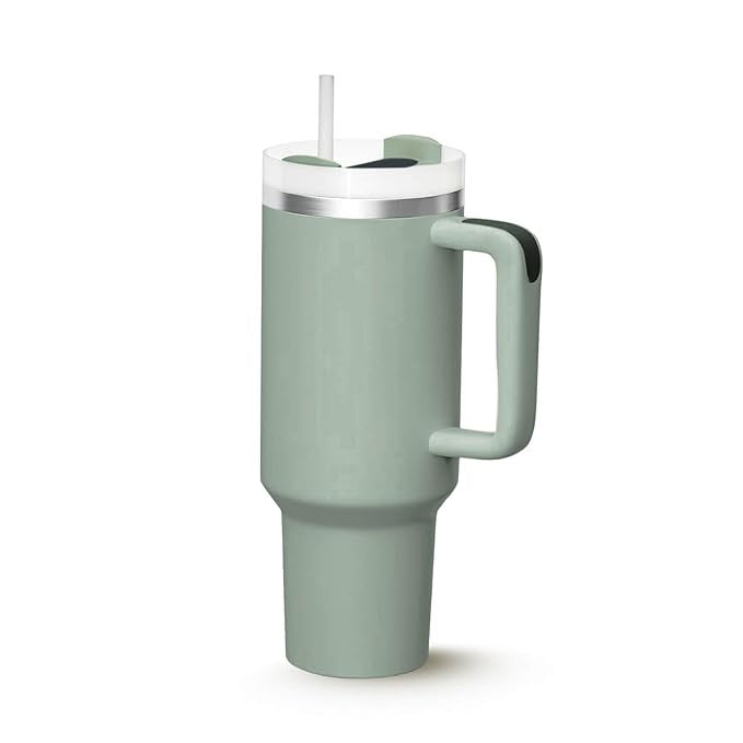 Bayleaf Heavy Vacuum Insulated Stainless Steel Tumbler with Handle