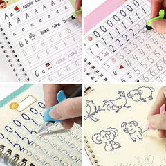 Shank Magic Practice Copybook Set with Reusable Ink & Grip