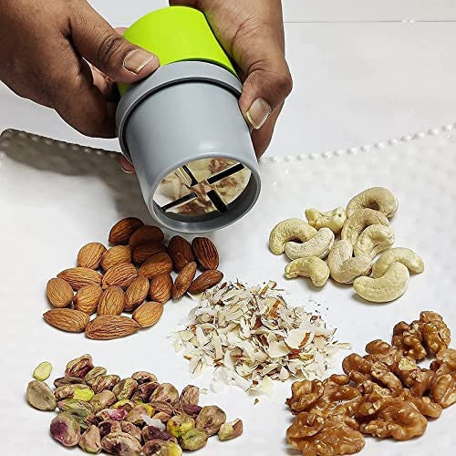 4-Blade Dry Fruit & Nut Cutter Slicer for Easy Prep