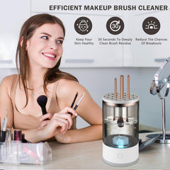 Electric Makeup Brush Cleaner Machine for All Sizes with USB Charging