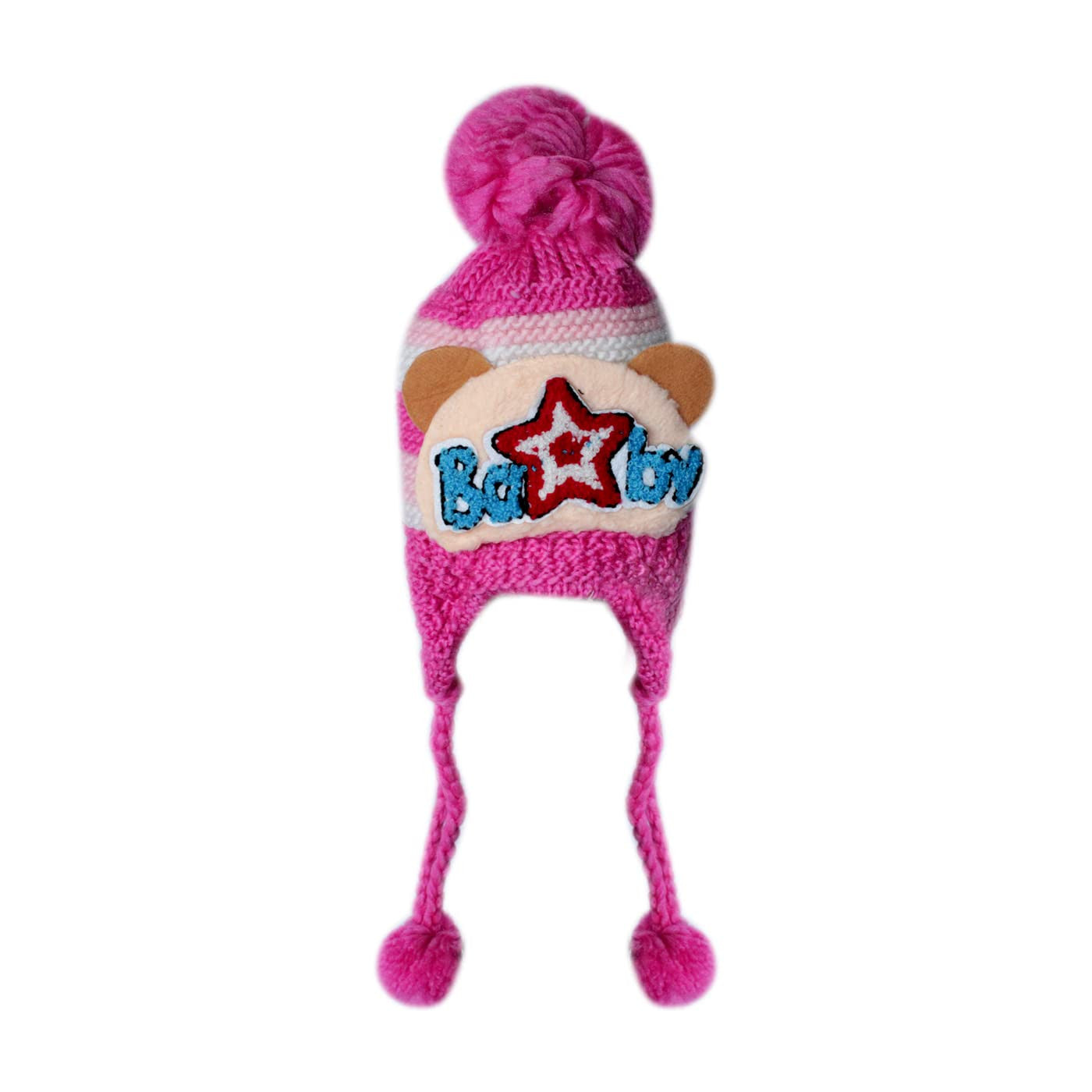 Soft Wool Baby Winter Cap for Boys & Girls