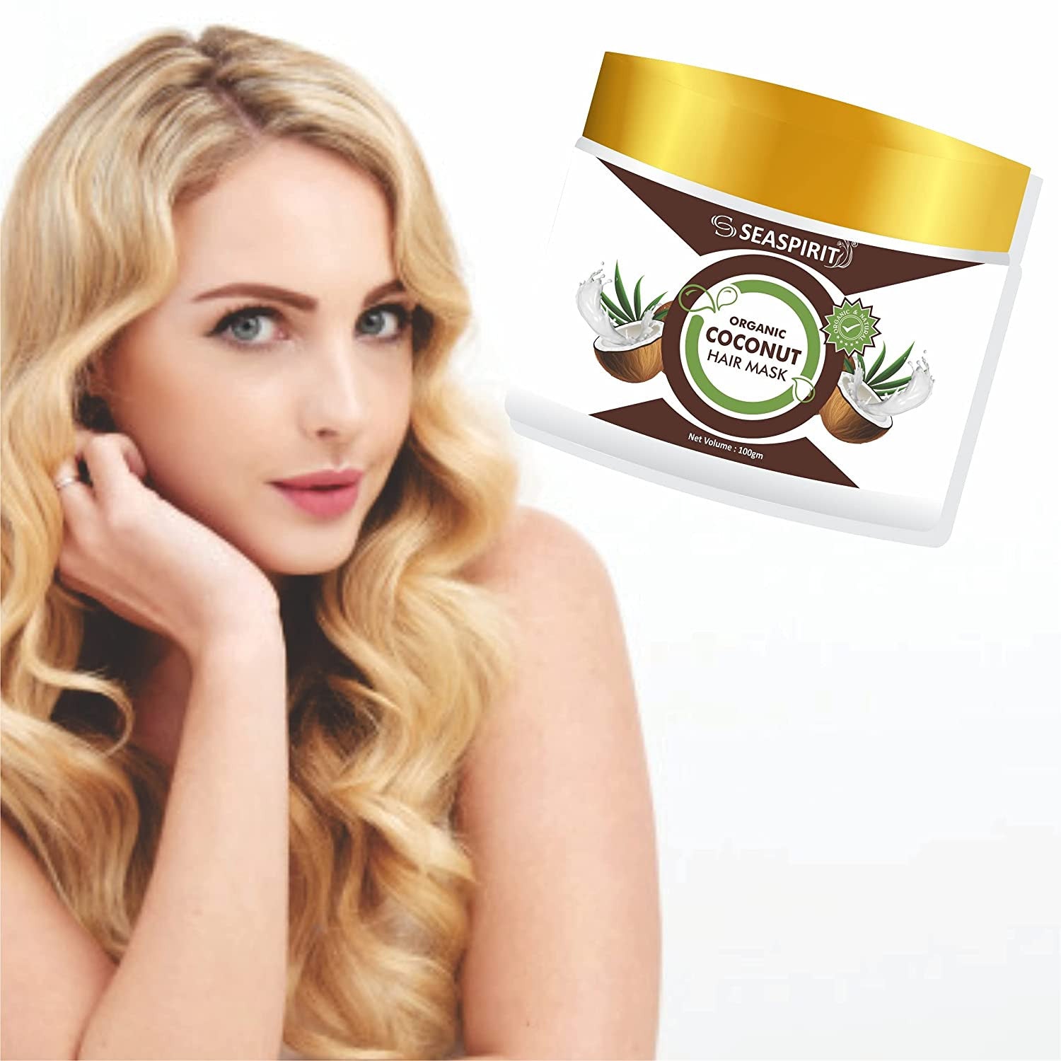 Organic Coconut Hair Mask for Deep Nourishment and Shine