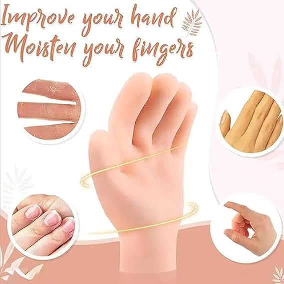 Silicone Moisturizing Gloves for Soft, Hydrated Skin