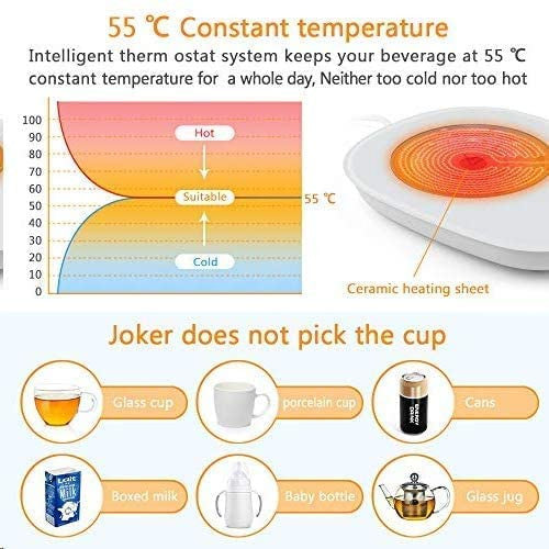 Auto Shut Off Thermostatic Coffee Cup Warmer Plate