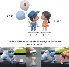 Cute Cartoon Couple Balloon Ornament for Car Decoration