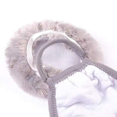 Kids' Warm Winter Face Mask with Plush Earmuffs for Girls & Boys