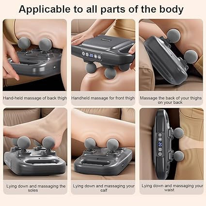 4-Head Back & Body Massage Gun for Deep Relaxation