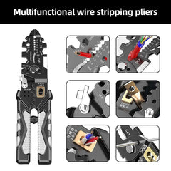 25-in-1 Multi-Function Wire Stripper and Cutter Tool