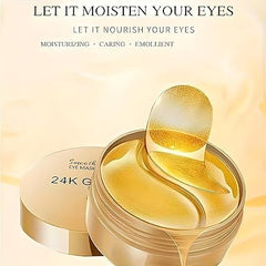 24K Gold Under Eye Patches for Dark Circle Removal
