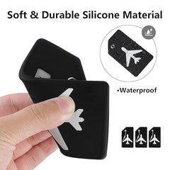 Silicone Travel Luggage Tag - Durable Bag Tag for Travel