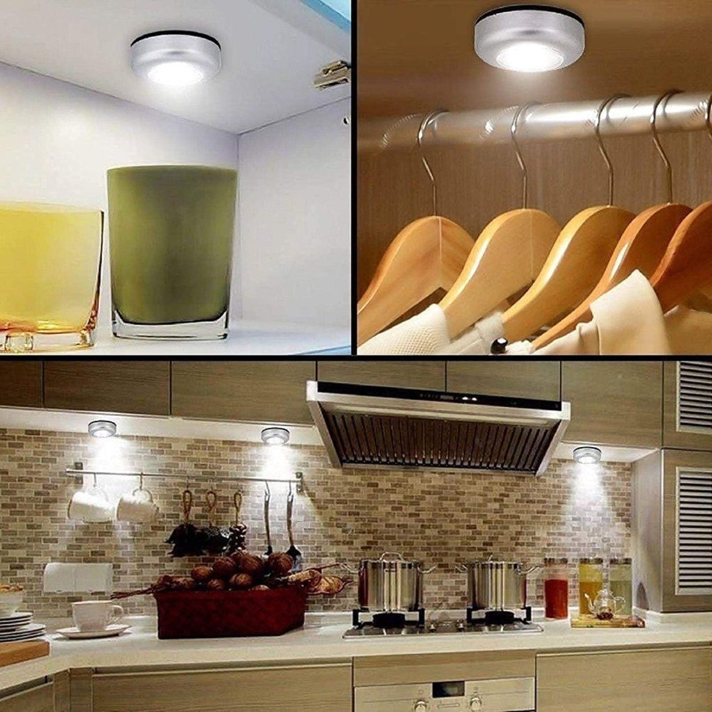 Wireless LED Stick Lamp – Battery-Powered Touch Night Light for Home & Office
