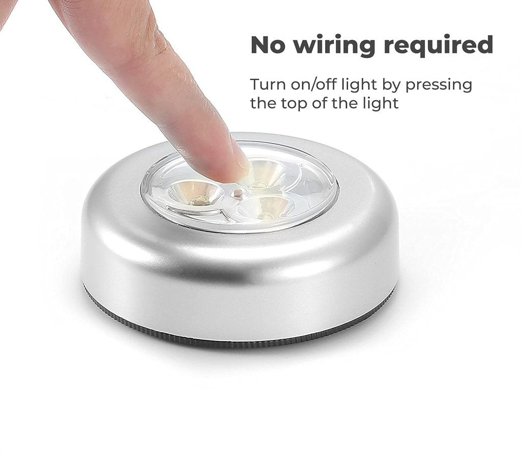 Wireless LED Stick Lamp – Battery-Powered Touch Night Light for Home & Office