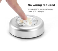Wireless LED Stick Lamp – Battery-Powered Touch Night Light for Home & Office