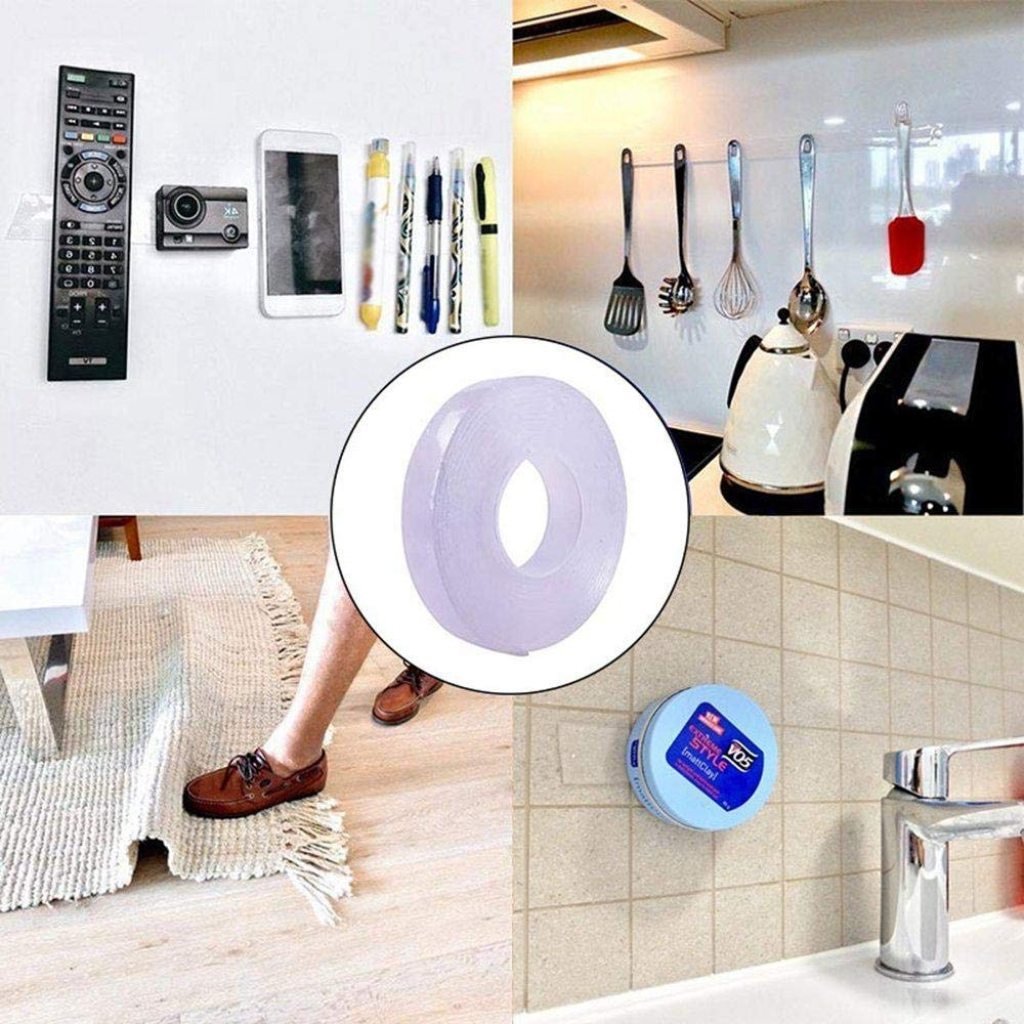 Heavy Duty Double-Sided Silicone Grip Tape – 3M, Heat-Resistant, Reusable, Anti-Slip