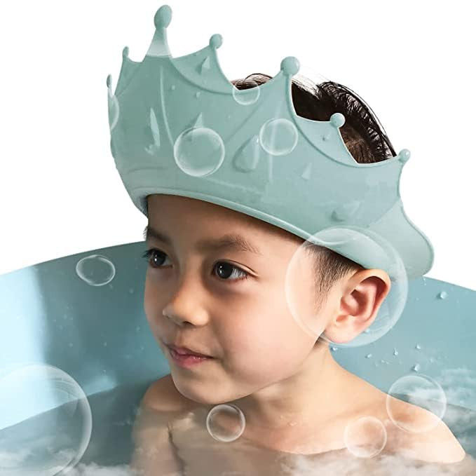 Adjustable Silicone Baby Shower Cap - Waterproof, Leakproof & Safe for Kids