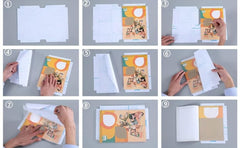 30Pcs Waterproof Plastic Book Covers & Stickers