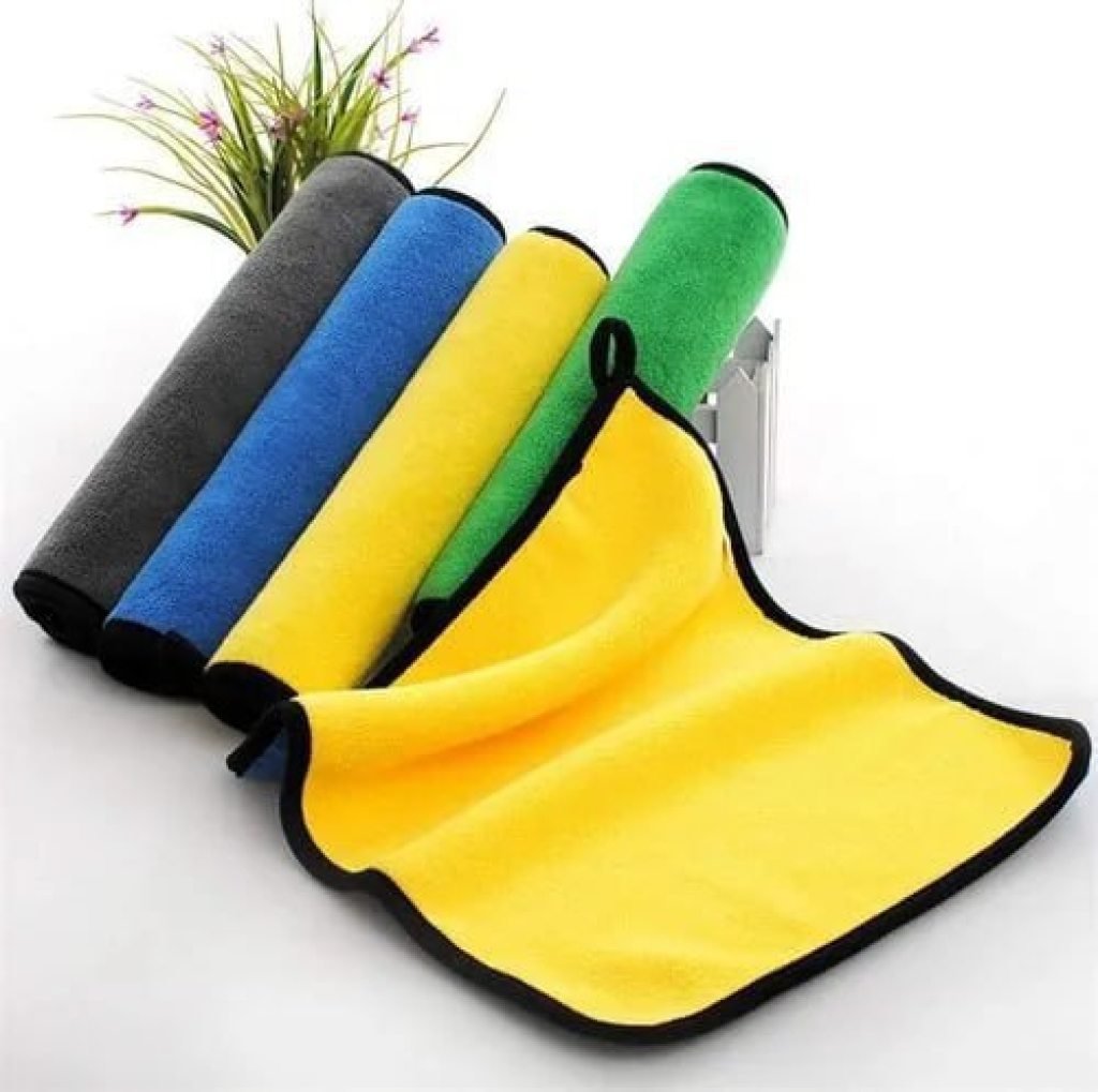 Multicolor 40x40cm Microfiber Cleaning Towel