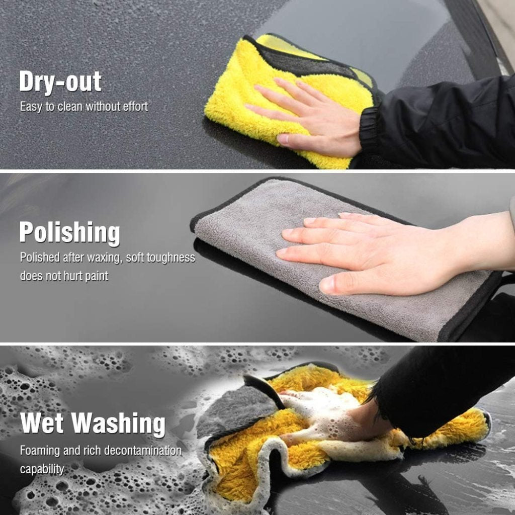 Multicolor 40x40cm Microfiber Cleaning Towel