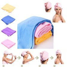 Soft Cotton Hair Wrap Towel for Women – Fast Dry & Absorbent
