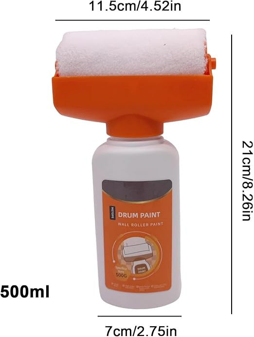 Wall Repair Roller Brush for Smooth Wall Touch-Ups