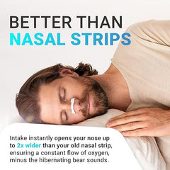 Breathing Nasal Strip Starter Kit - No Clip, No Strip