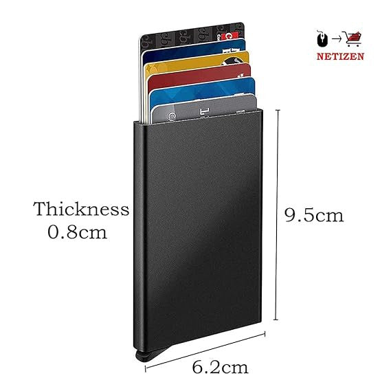 ATN Slim RFID Credit Card Holder & Card Case for Secure Storage